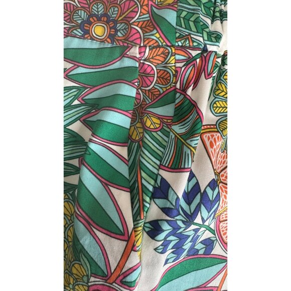 Boden Size 4 Floral Botanical Shorts  Elastic Waist Cotton Blend - Picture 6 of 14